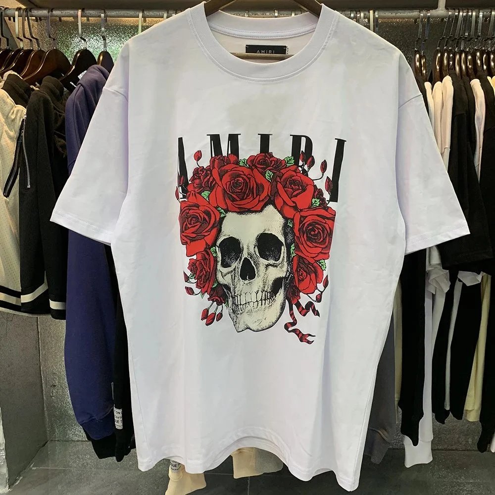 AMIRI T-Shirts Sword Graphic T-Shirt — 908 White