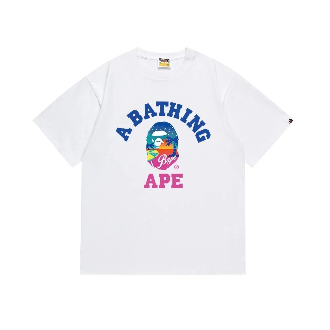 A Bathing Ape T-Shirts graphic logo — 125 white