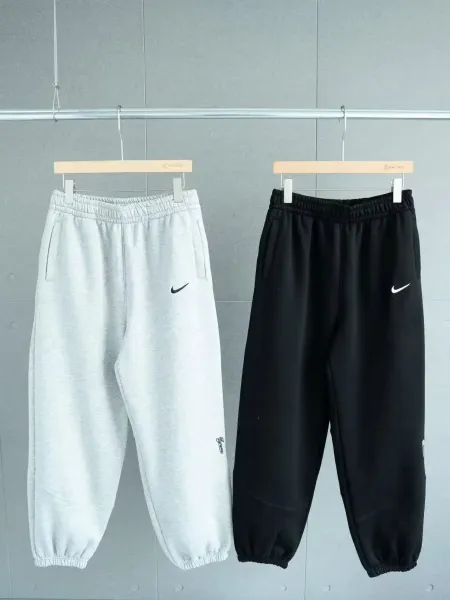 Nike Air Max Swoosh Sweatpants Gray and Black - 6