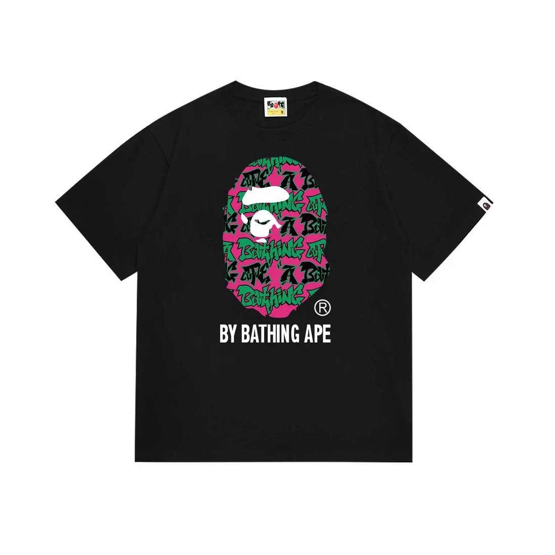 A Bathing Ape T-Shirts graphic logo — 121 black