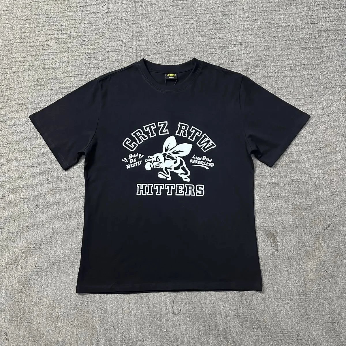 Corteiz T-Shirts Short-Sleeve Crewneck Graphic T-Shirt — 3253 Black