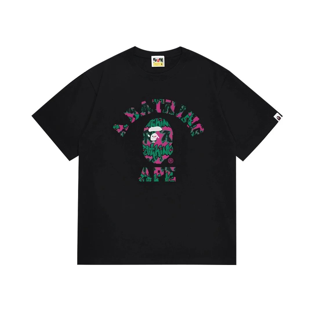 A Bathing Ape T-Shirts graphic logo — 122 black