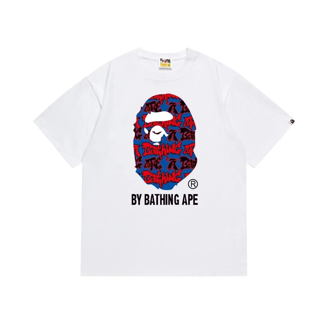 A Bathing Ape T-Shirts graphic logo — 121 white