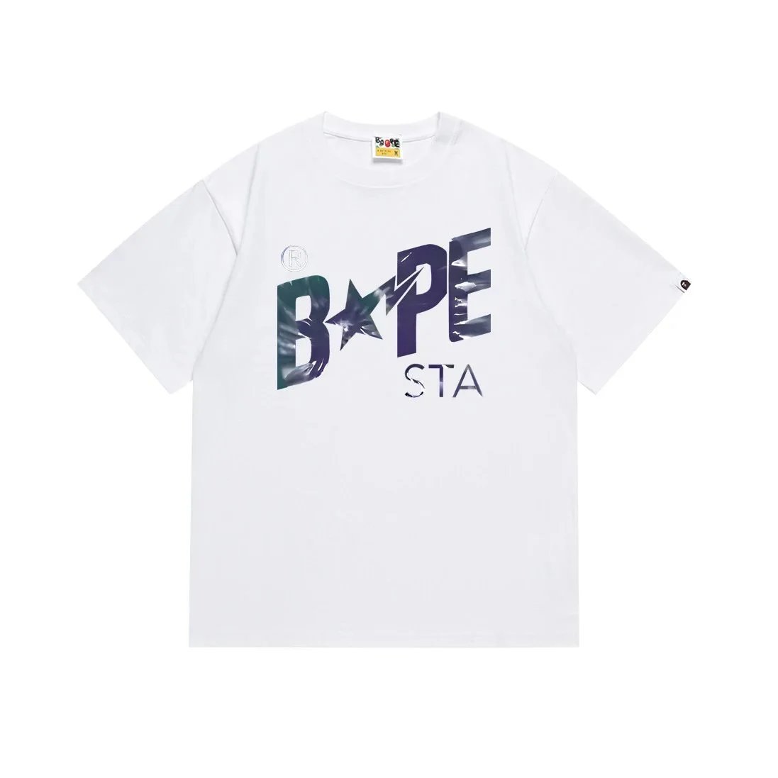 A Bathing Ape T-Shirts graphic logo — 115 white