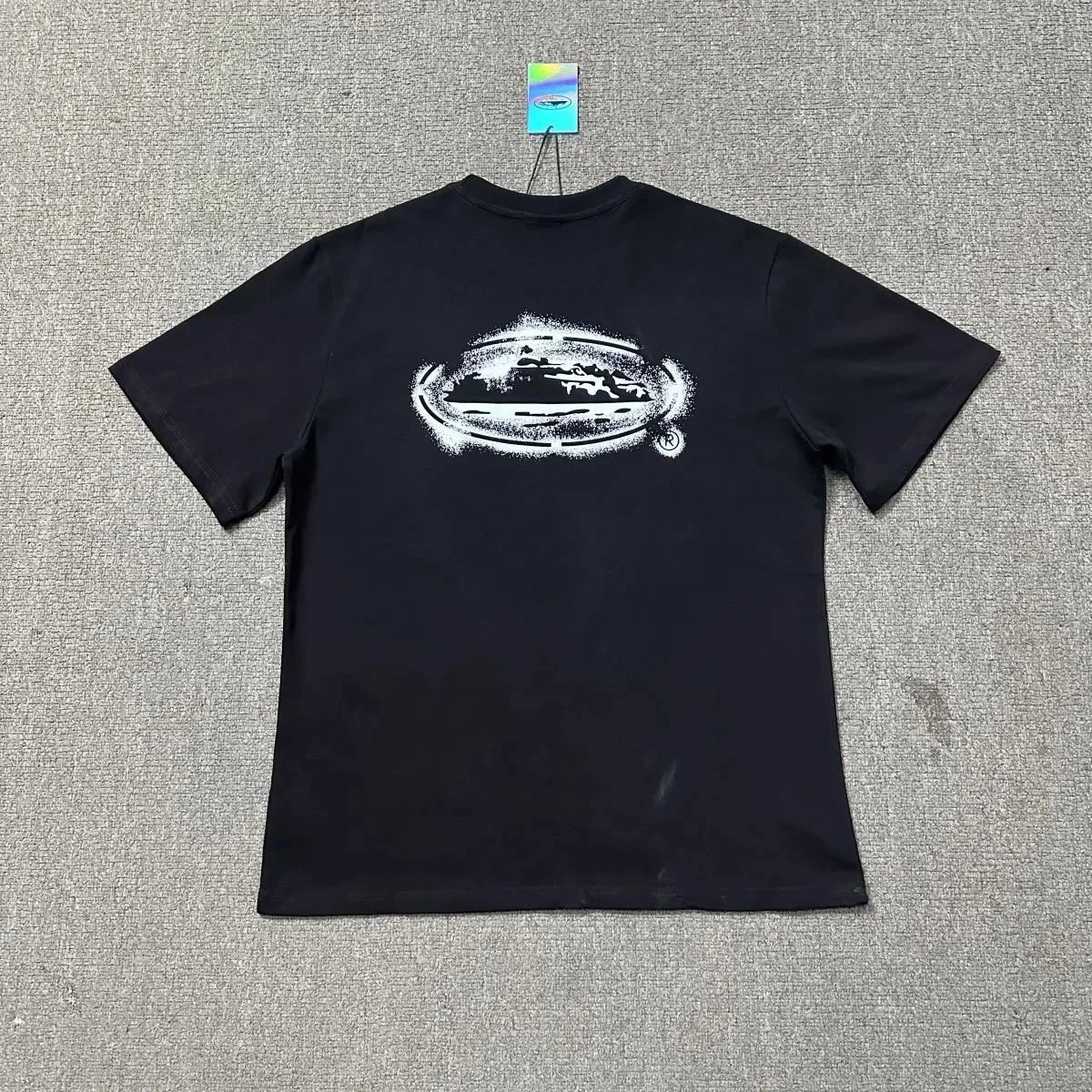 Corteiz T-Shirts Short-Sleeve Crewneck Graphic T-Shirt — 3250 Black