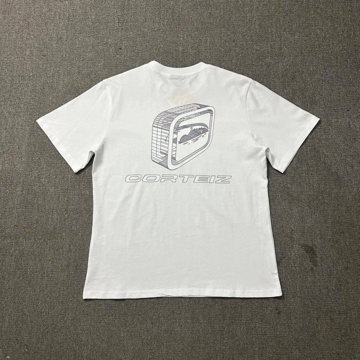 Corteiz T-Shirts Short-Sleeve Crewneck Graphic T-Shirt — 3256 White