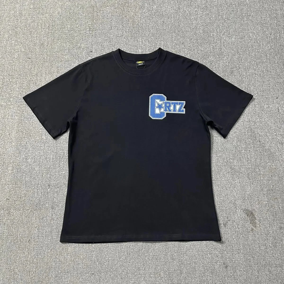 Corteiz T-Shirts Short-Sleeve Crewneck Graphic T-Shirt — 3258 Black