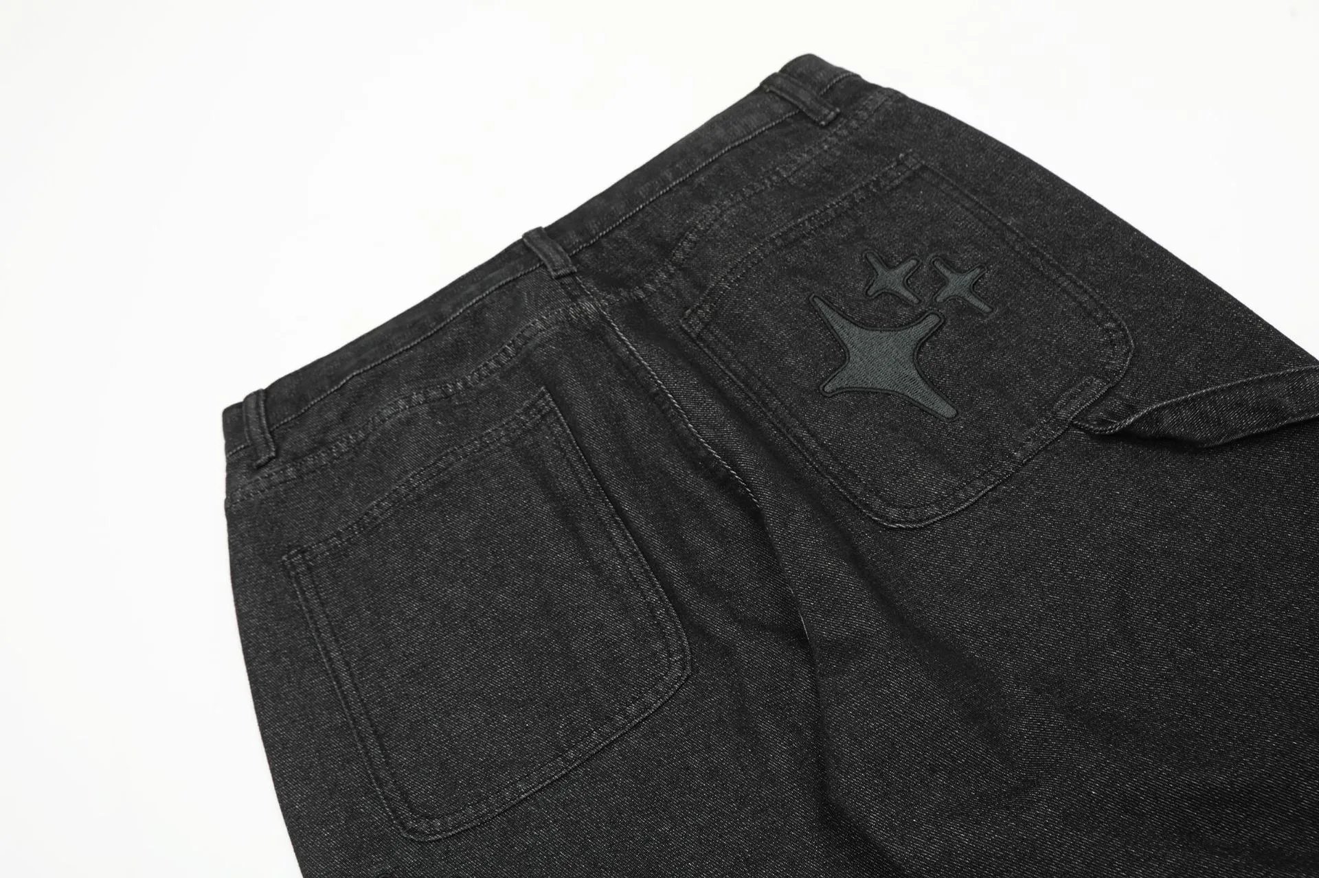 Gallery Dept. Star-Embroidered Black Denim Jeans - 29