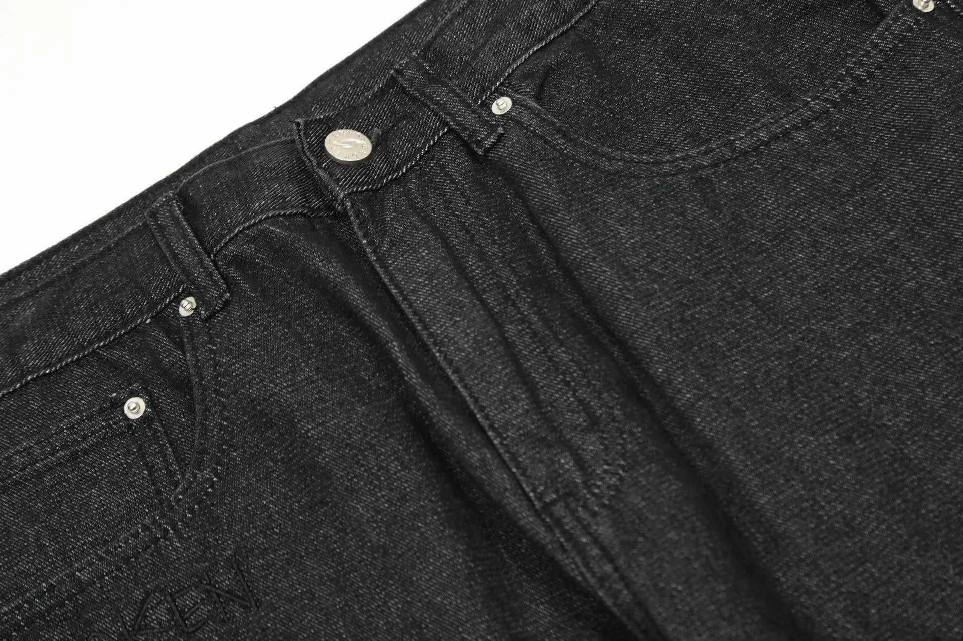 Gallery Dept. Star-Embroidered Black Denim Jeans - 36