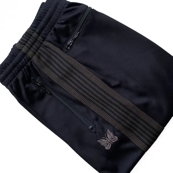 Off-White Butterfly Stripe Track Pants Black Beige Sweatpants - 15
