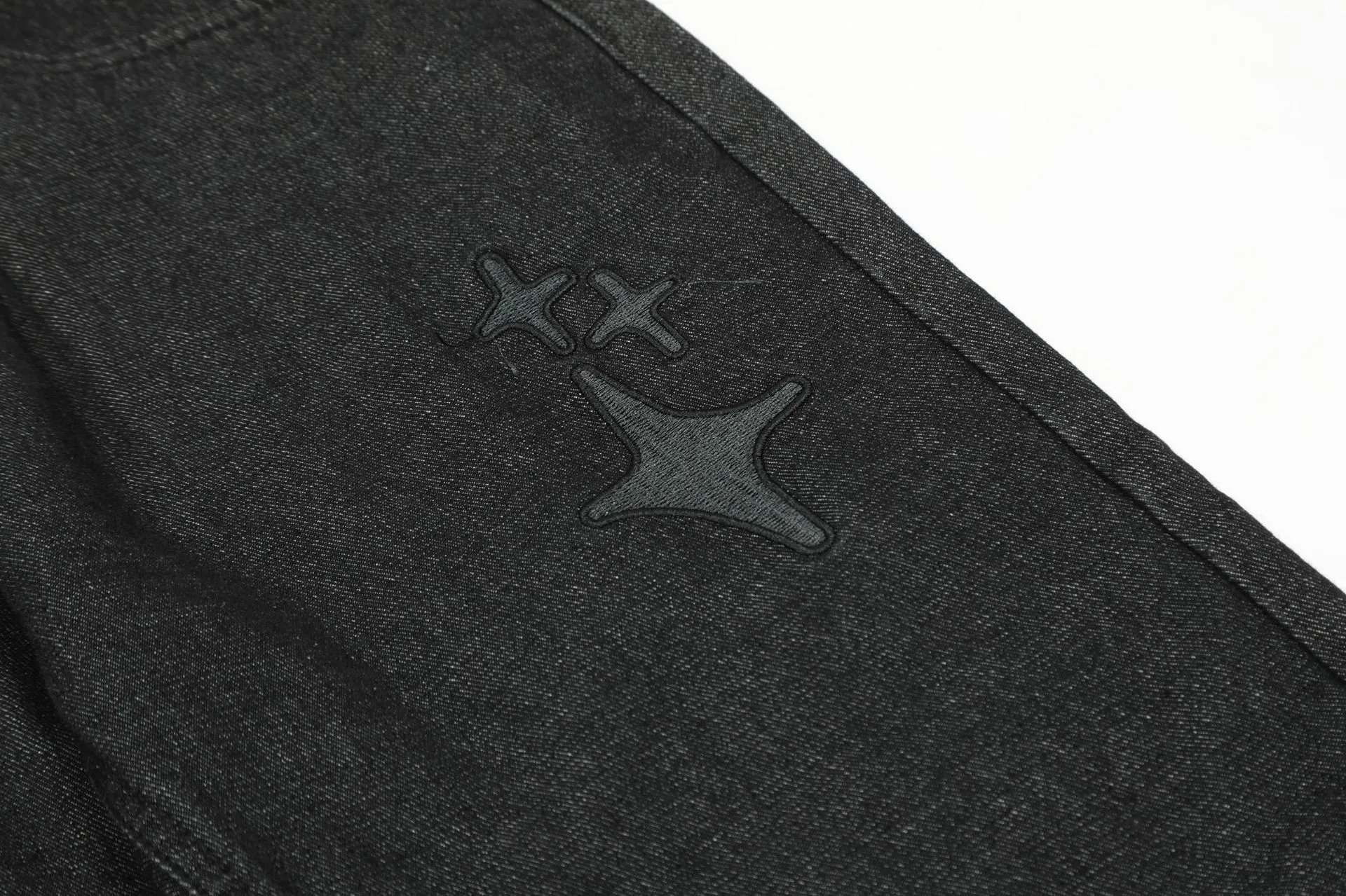 Gallery Dept. Star-Embroidered Black Denim Jeans - 33