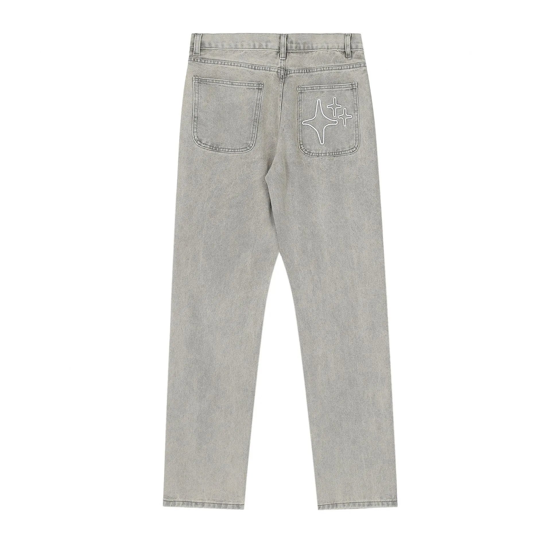 Gallery Dept. Star-Embroidered Black Denim Jeans - 11