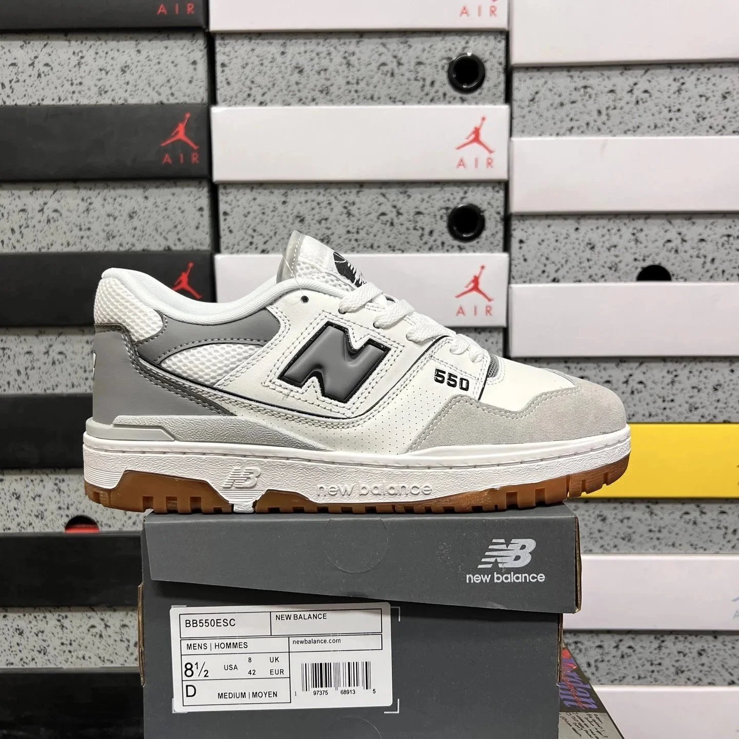 New Balance 550 White Slate Grey BB550ESC