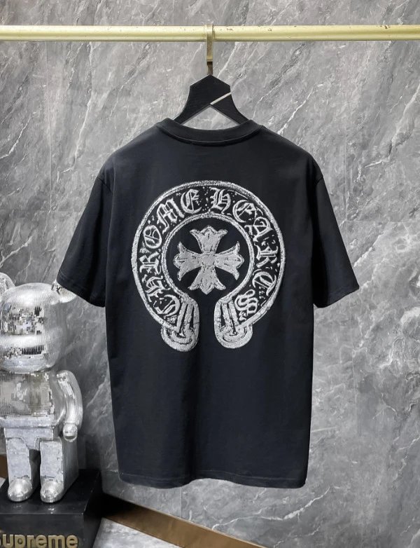 Chrome Hearts Horseshoe Cross T-shirt Black