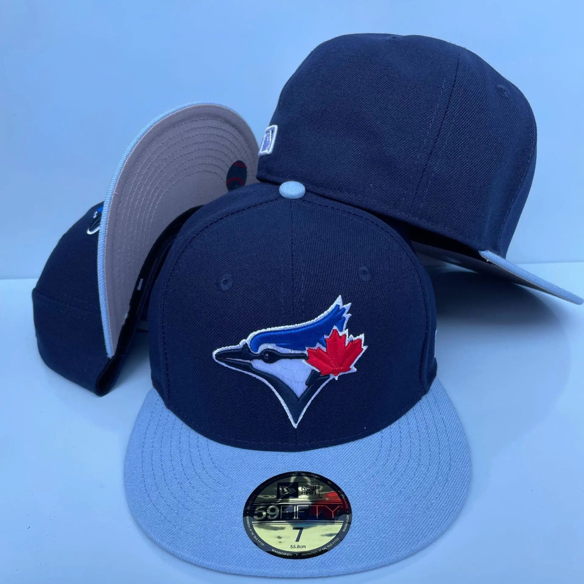 New Era Hats 59FIFTY Fitted Baseball Cap — Blue Jays 2
