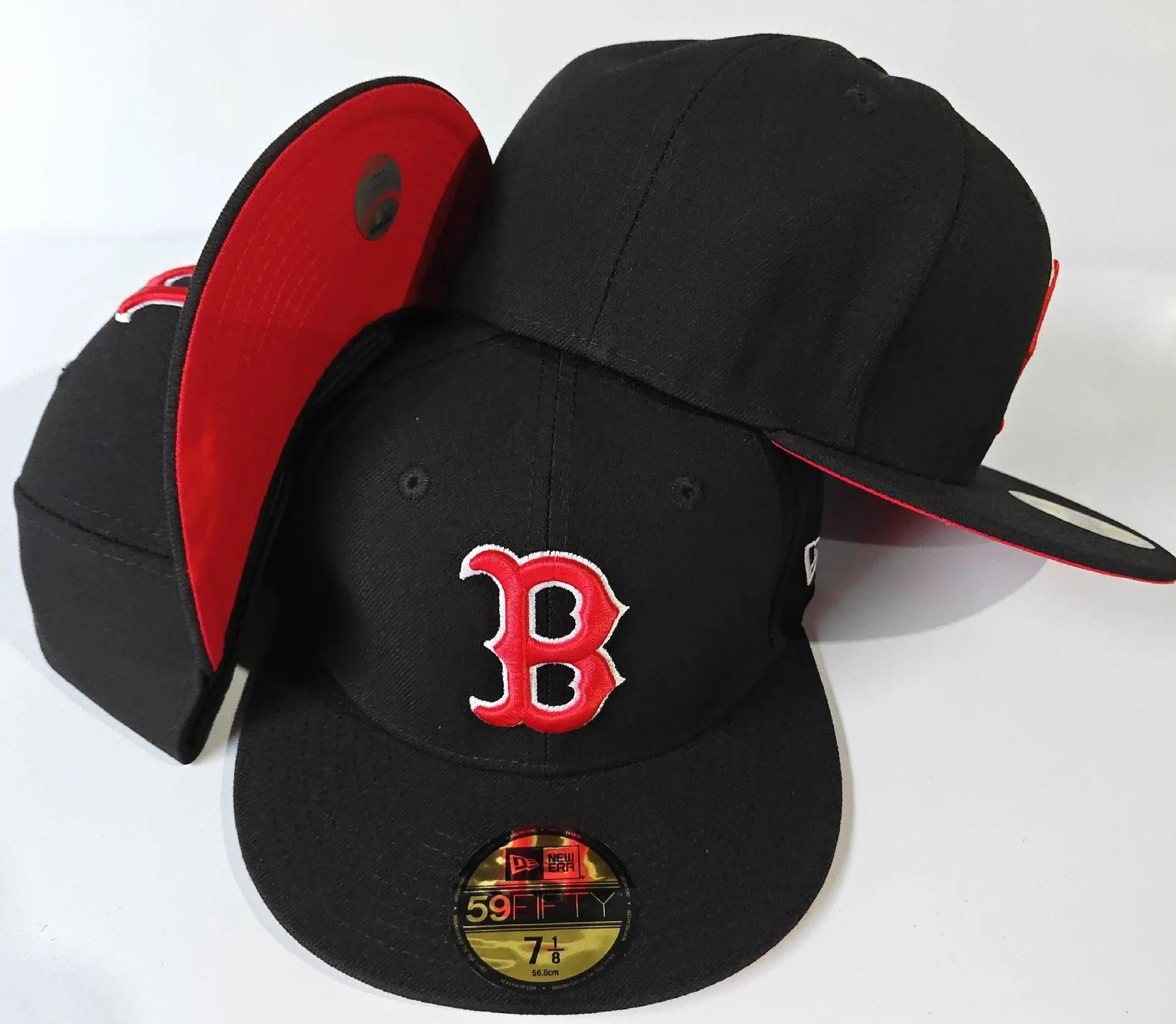 New Era Hats 59FIFTY Fitted Baseball Cap — Red Sox 1