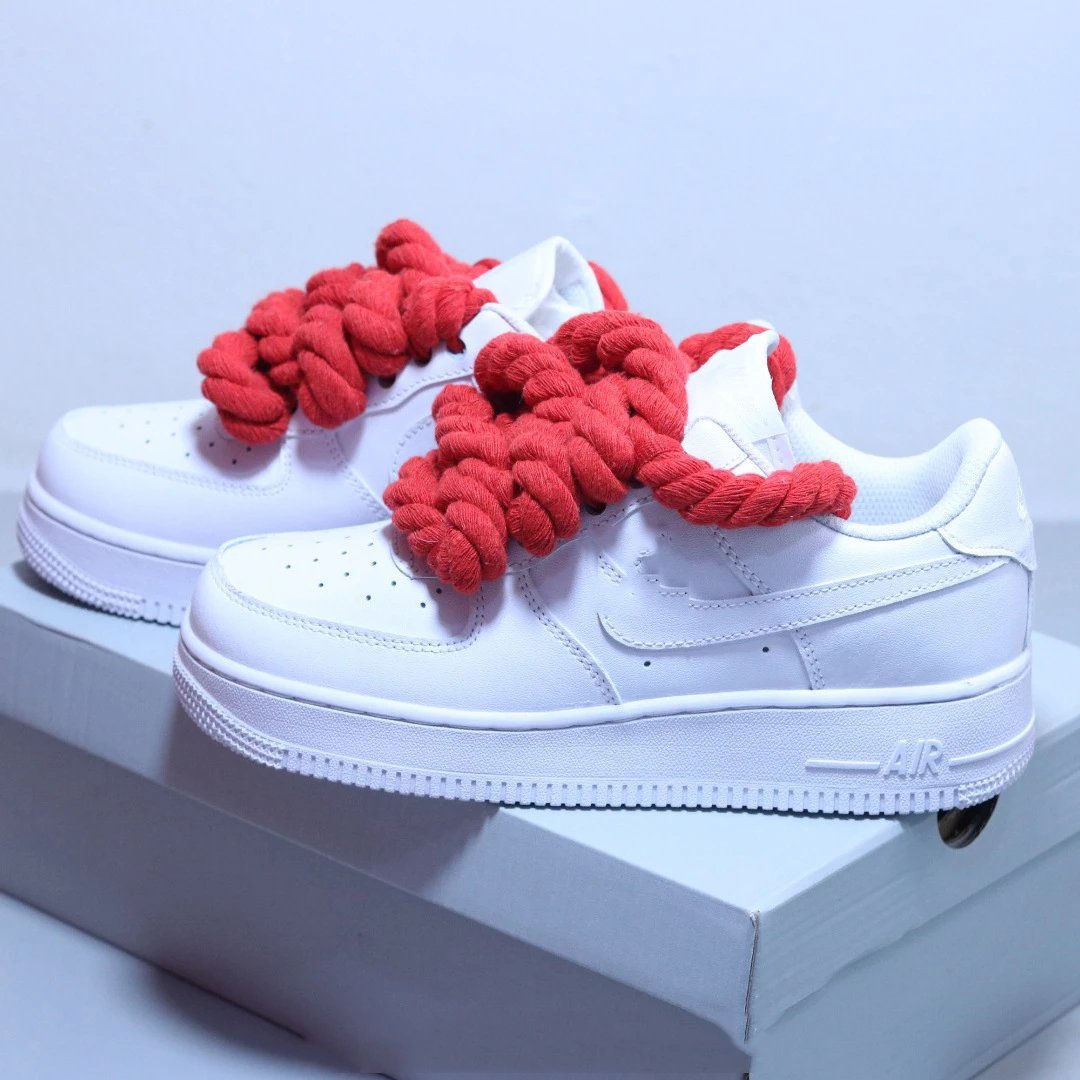 Nike Sneakers Air Force 1 Low with thick rope laces — 15