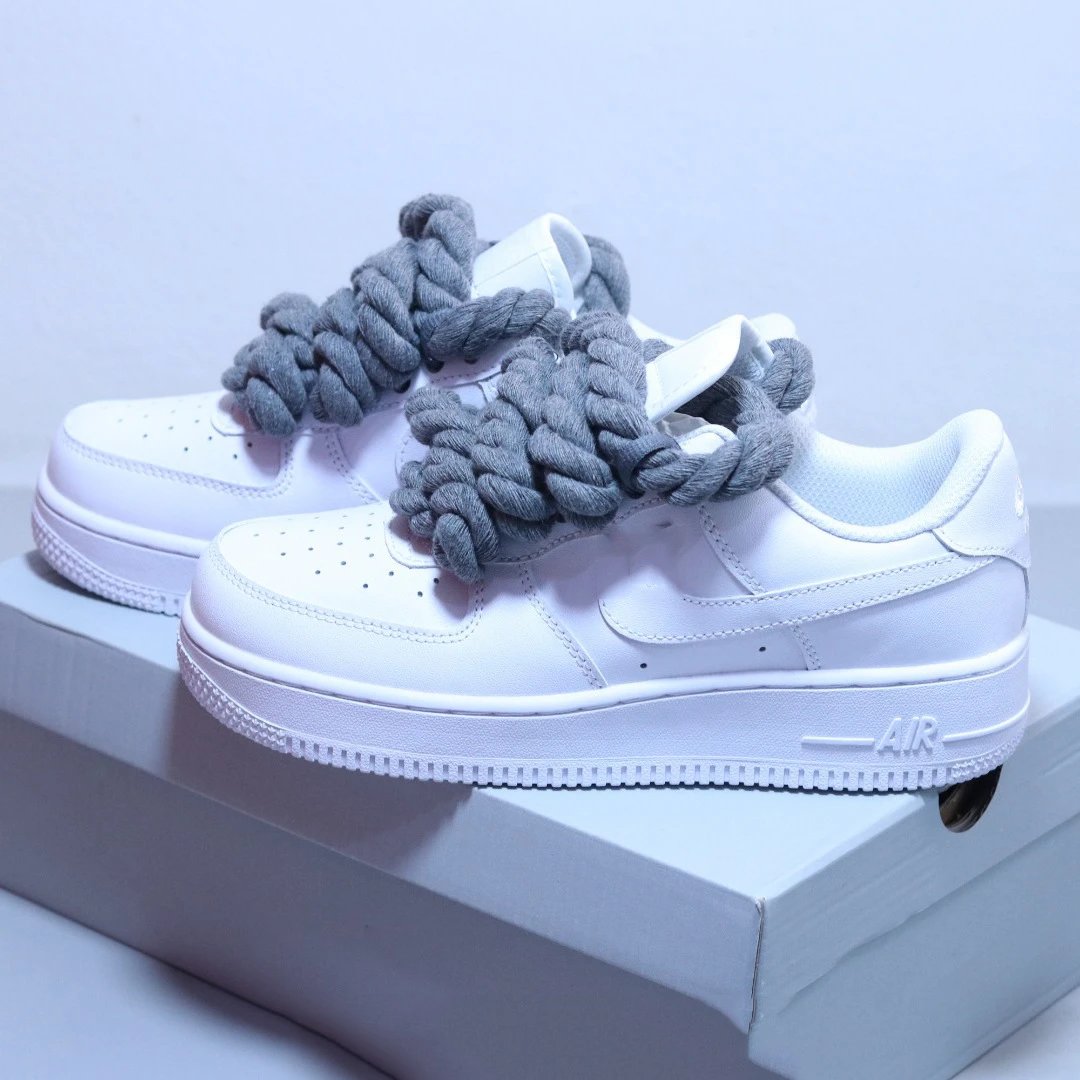 Nike Sneakers Air Force 1 Low with thick rope laces — 5