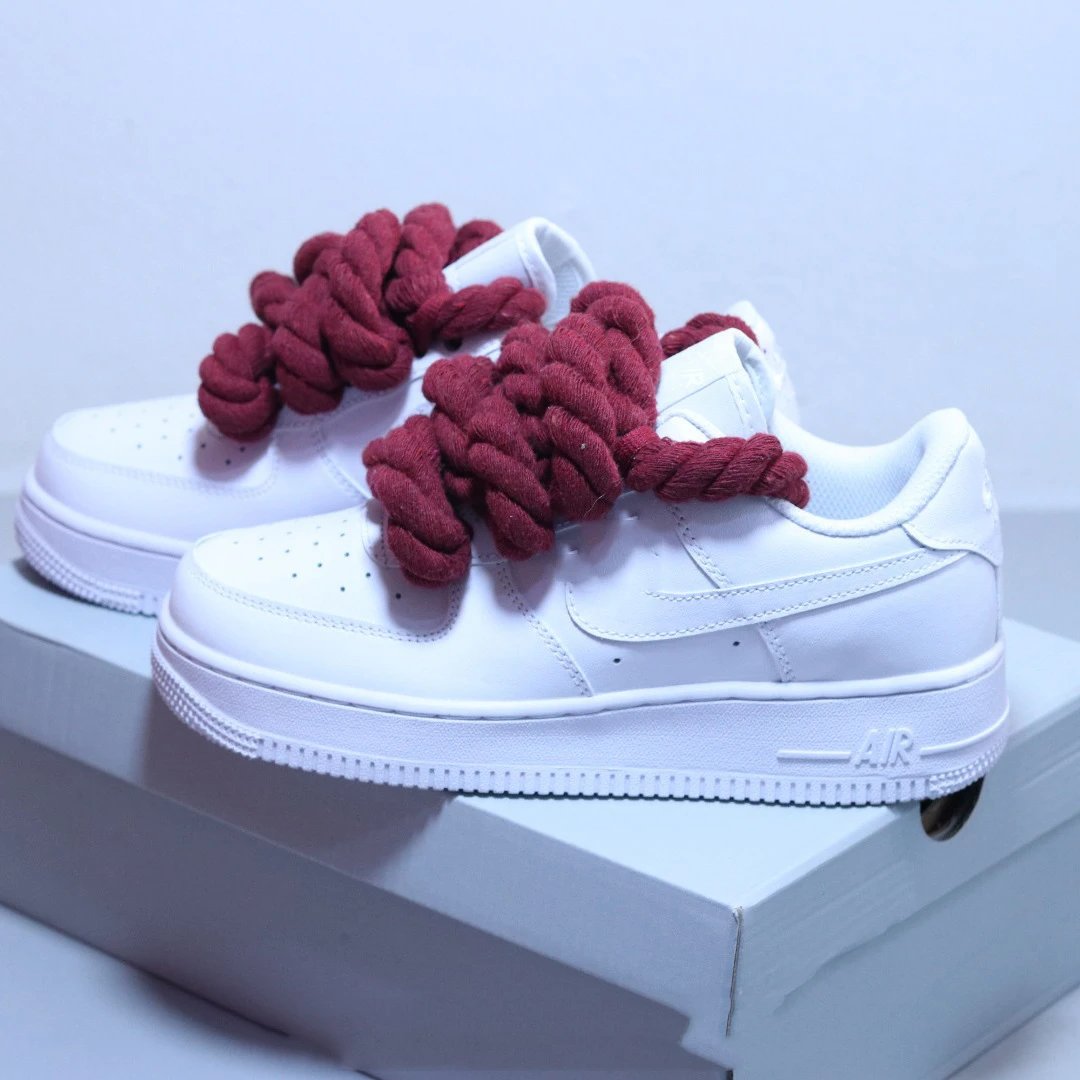 Nike Sneakers Air Force 1 Low with thick rope laces — 12