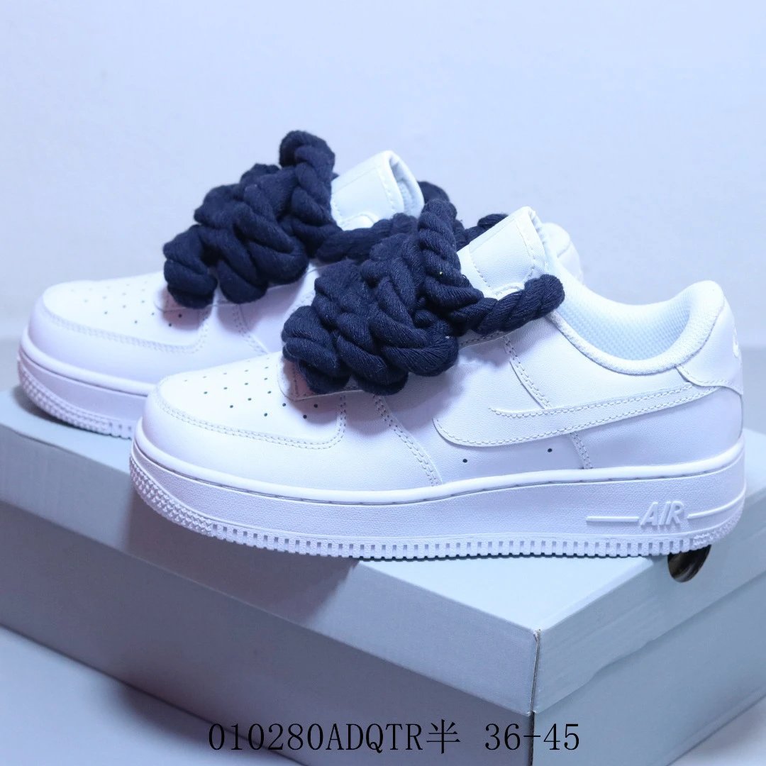 Nike Sneakers Air Force 1 Low with thick rope laces — 14