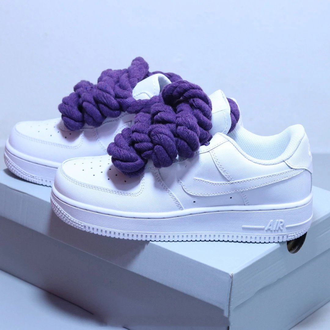 Nike Sneakers Air Force 1 Low with thick rope laces — 17
