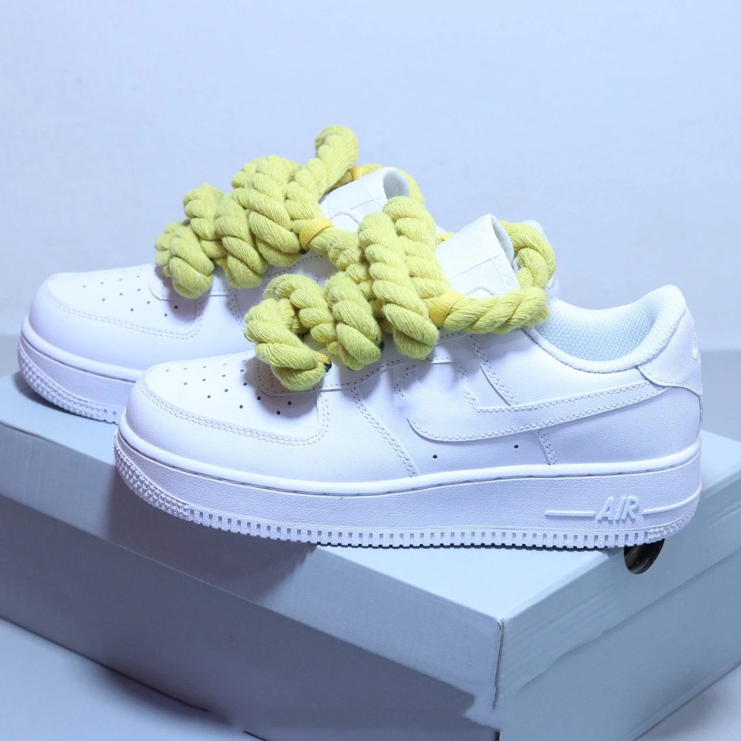 Nike Sneakers Air Force 1 Low with thick rope laces — 4