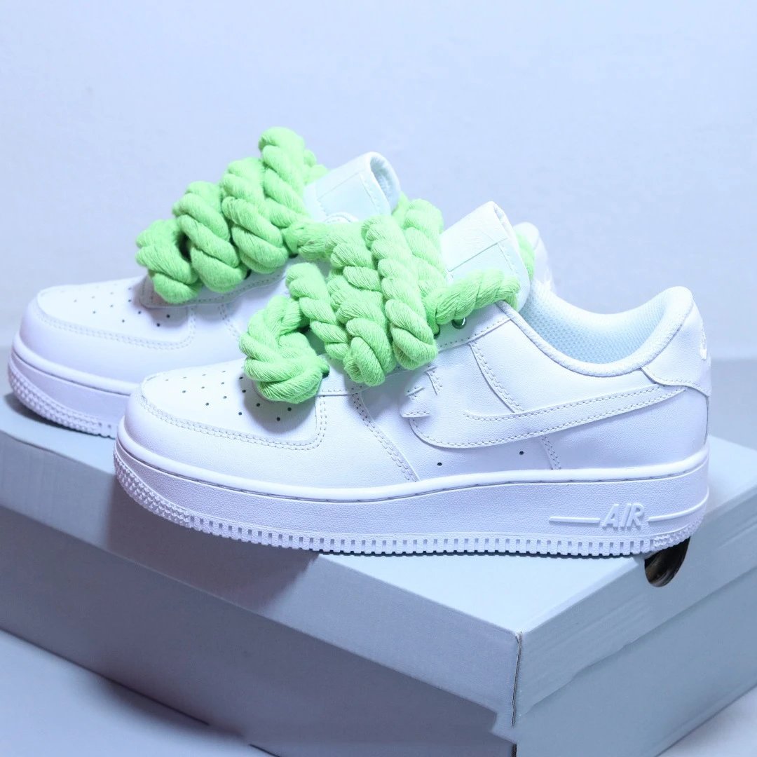 Nike Sneakers Air Force 1 Low with thick rope laces — 13