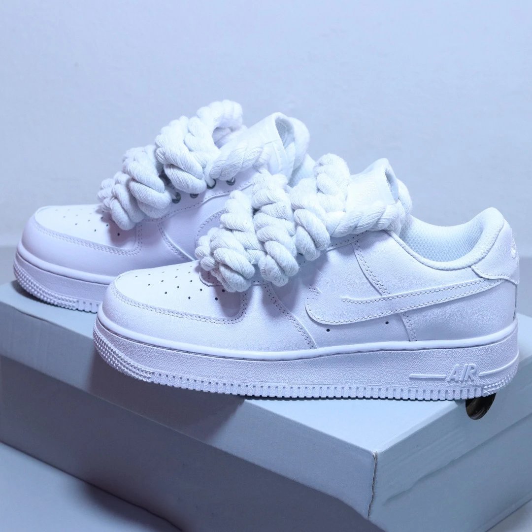 Nike Sneakers Air Force 1 Low with thick rope laces image 6