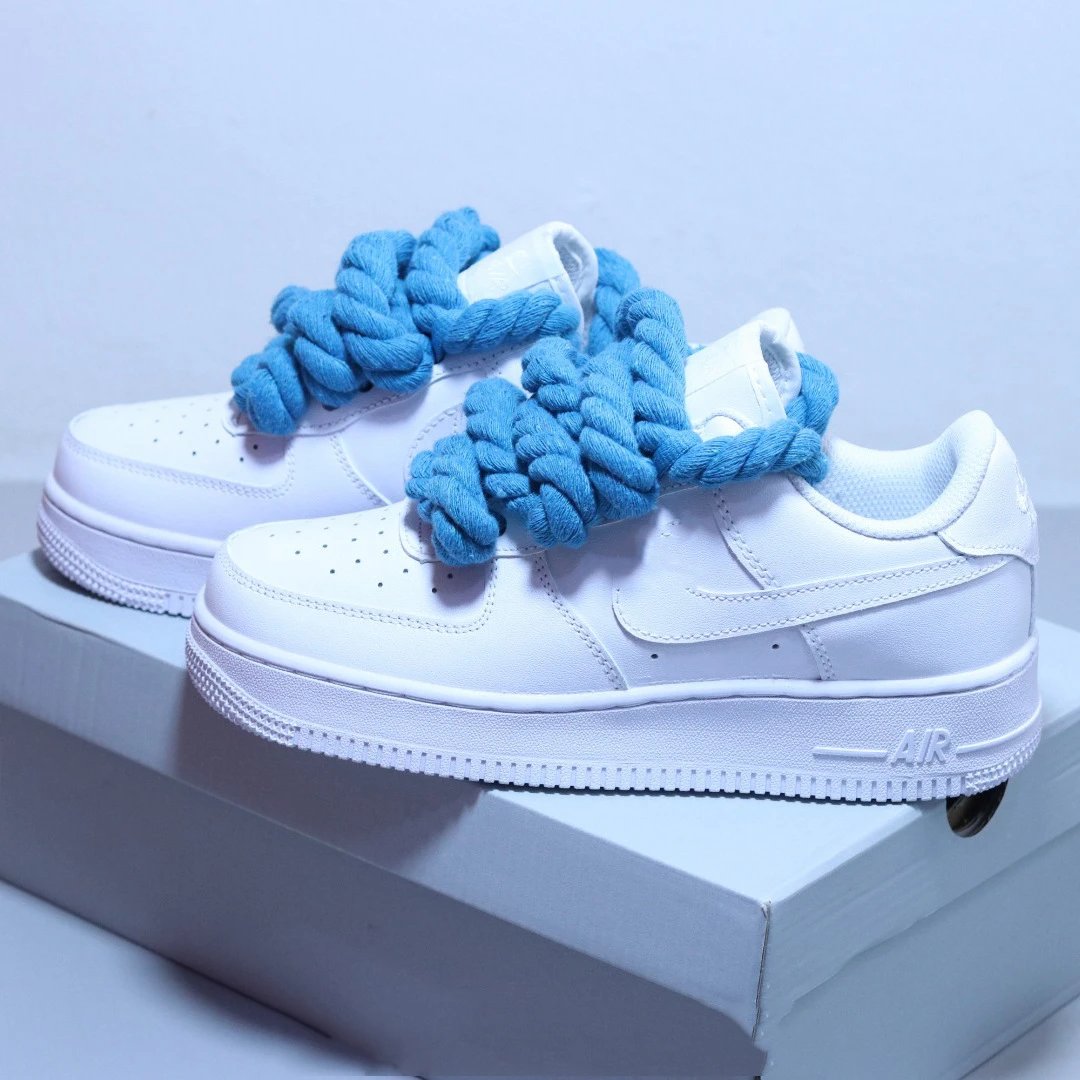 Nike Sneakers Air Force 1 Low with thick rope laces — 11
