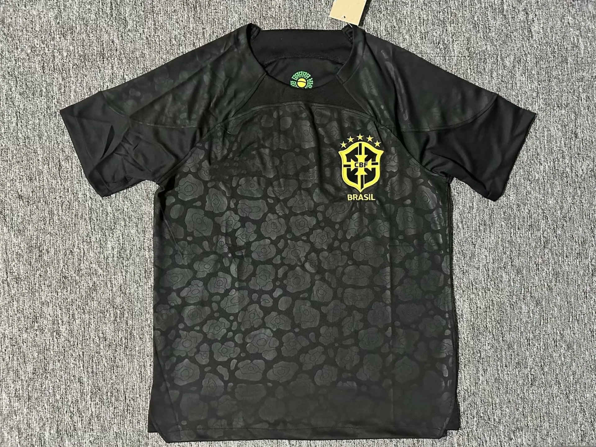 CBF Football Jerseys Brazil Special Edition Graphic Jersey — 2324 Brazilian crushed stone slabs