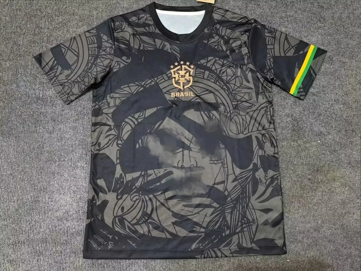 CBF Football Jerseys Brazil Special Edition Graphic Jersey — 2223 Brazilian Midnight Baron