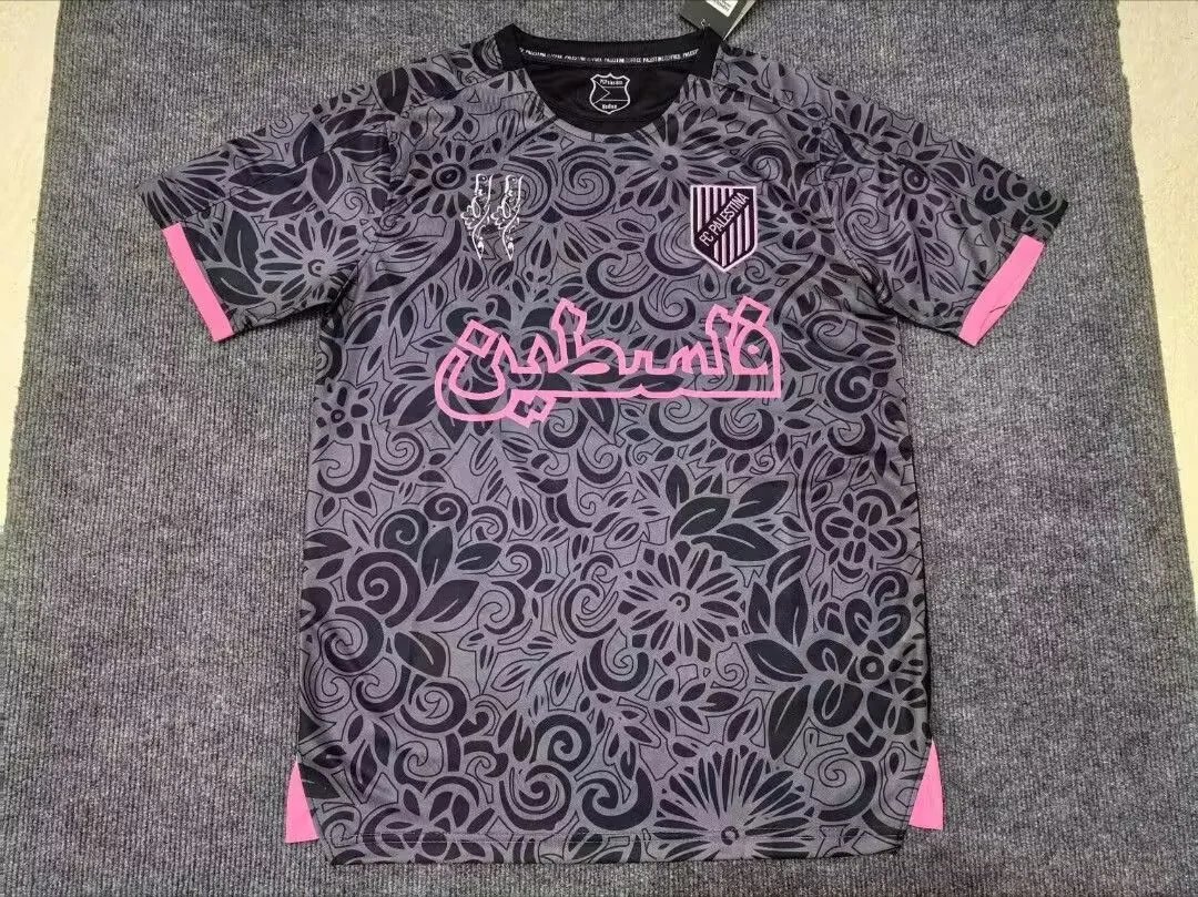 Unbranded Football Jerseys Short-Sleeve Special Edition Jersey — 2425 Palestine Black Special Edition