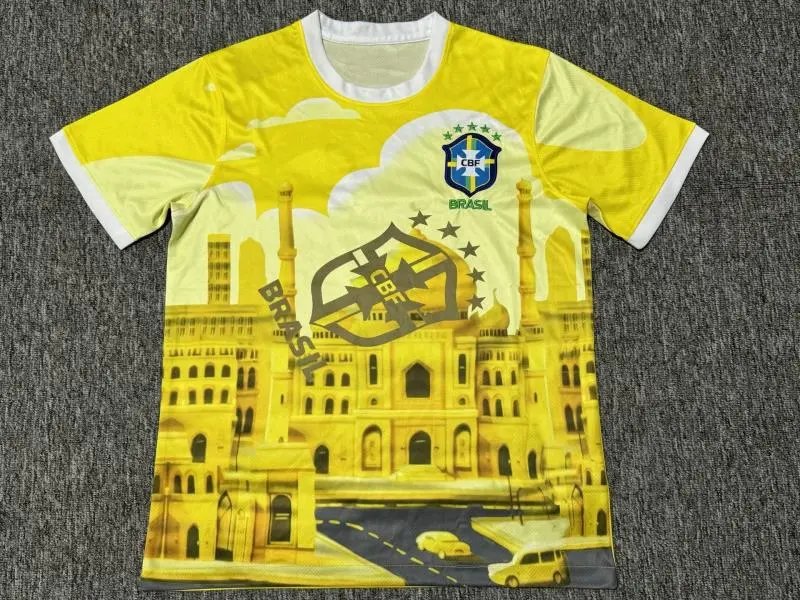 CBF Football Jerseys Brazil Special Edition Graphic Jersey — 2324 Brazil City Special Edition