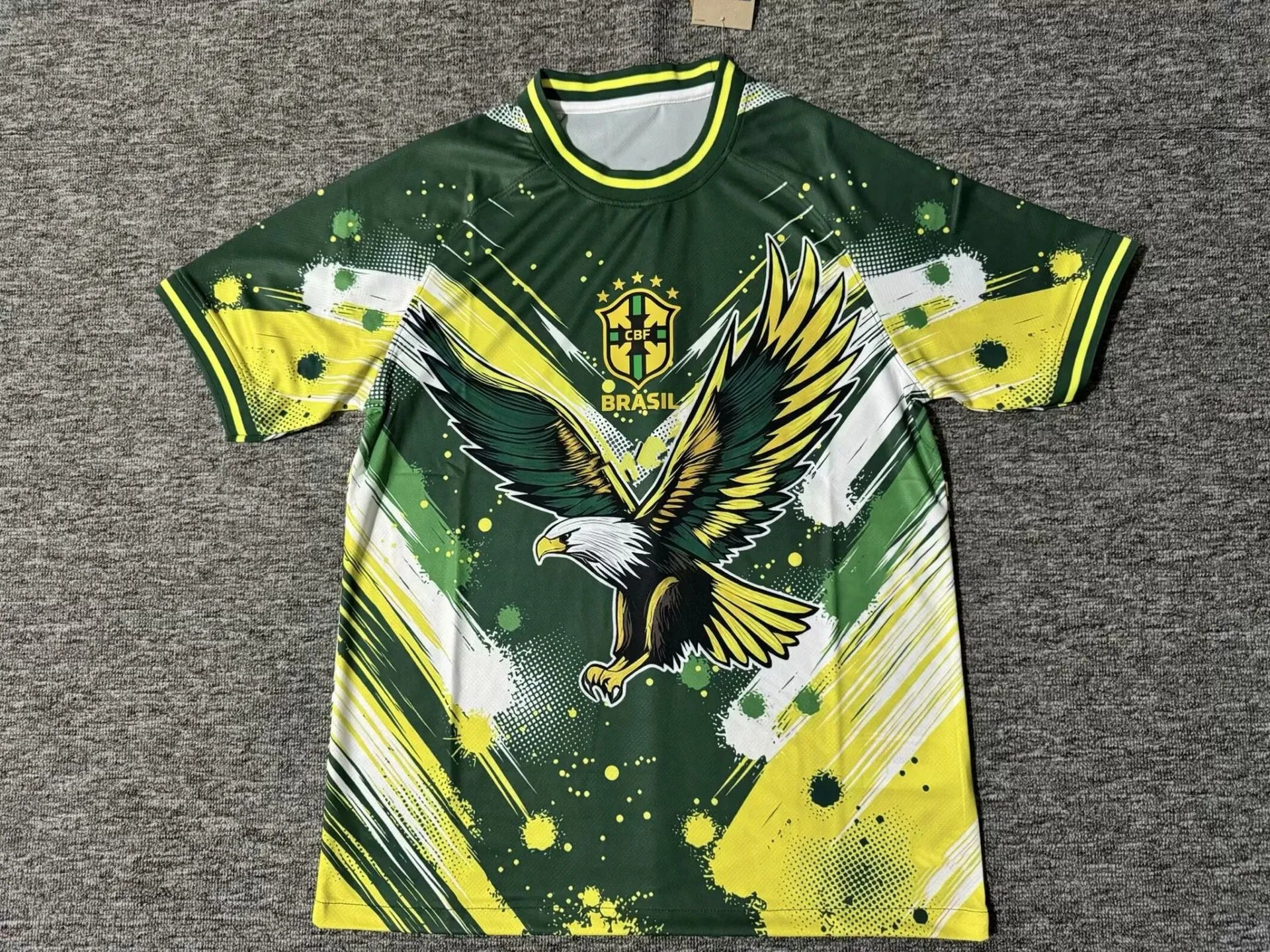 CBF Football Jerseys Brazil Special Edition Graphic Jersey — 2526 Brazil America Eagle