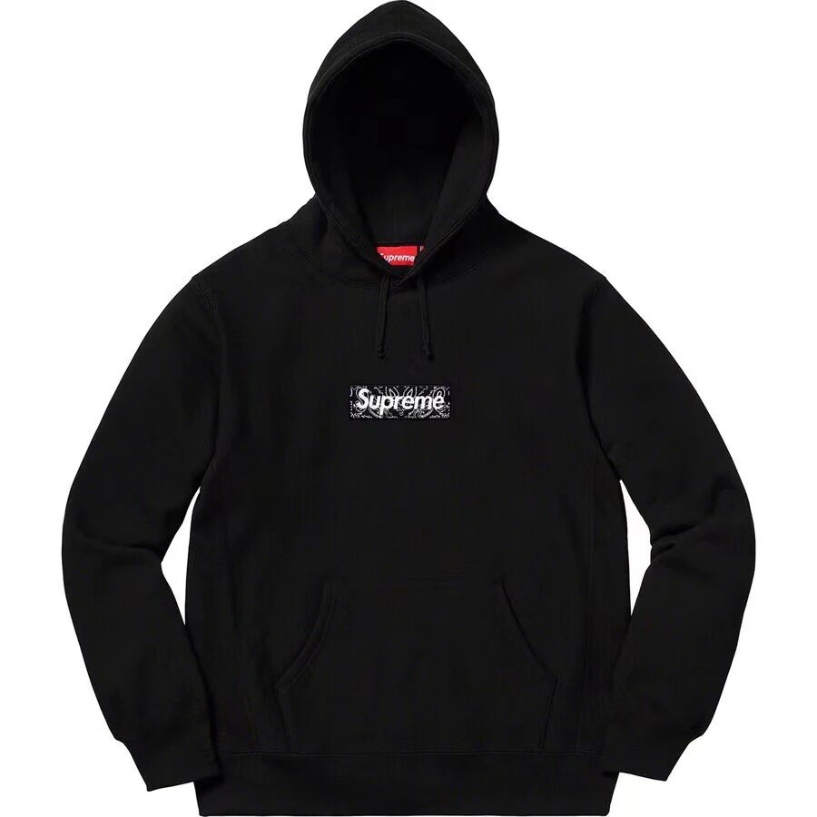 Supreme Hoodies & Sweatshirts Logo Appliqué Camouflage Hooded Sweatshirt — E513 black