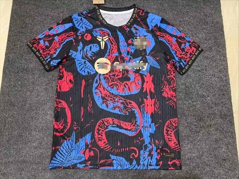 Unbranded Football Jerseys Short-Sleeve Special Edition Jersey — 2425 Barca Snake Special Edition
