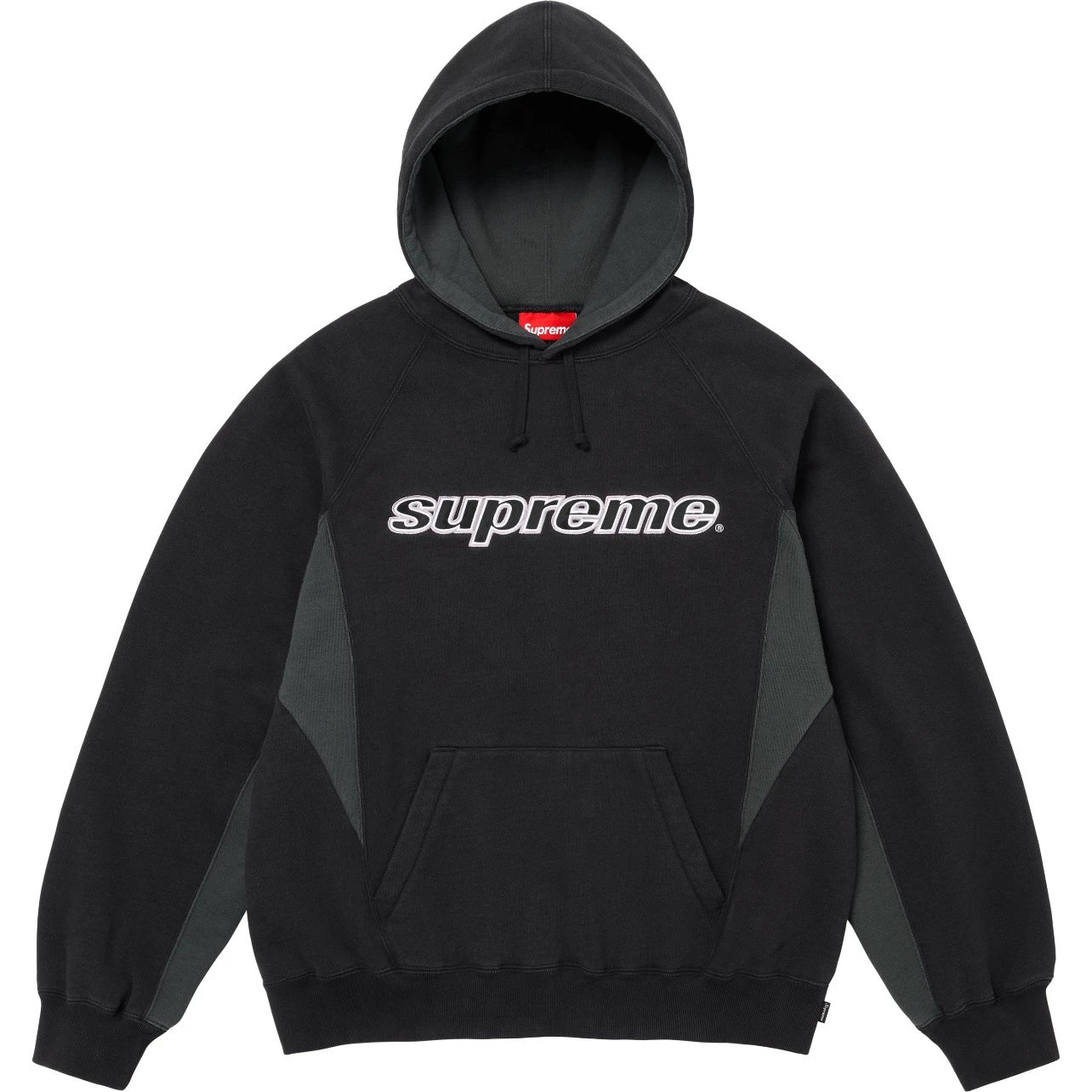 Supreme Hoodies & Sweatshirts Logo Appliqué Camouflage Hooded Sweatshirt — E576 black