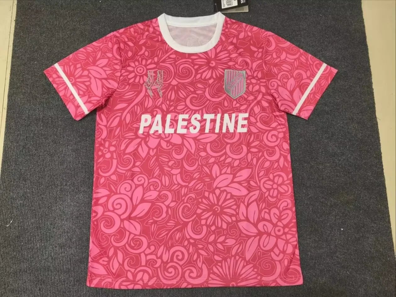 Unbranded Football Jerseys Short-Sleeve Special Edition Jersey — 2526 Palestine Pink Special Edition