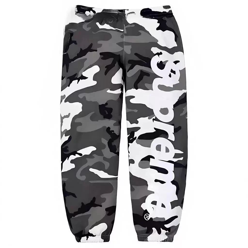 Supreme Hoodies & Sweatshirts Logo Appliqué Camouflage Hooded Sweatshirt — A 309#Mengniu