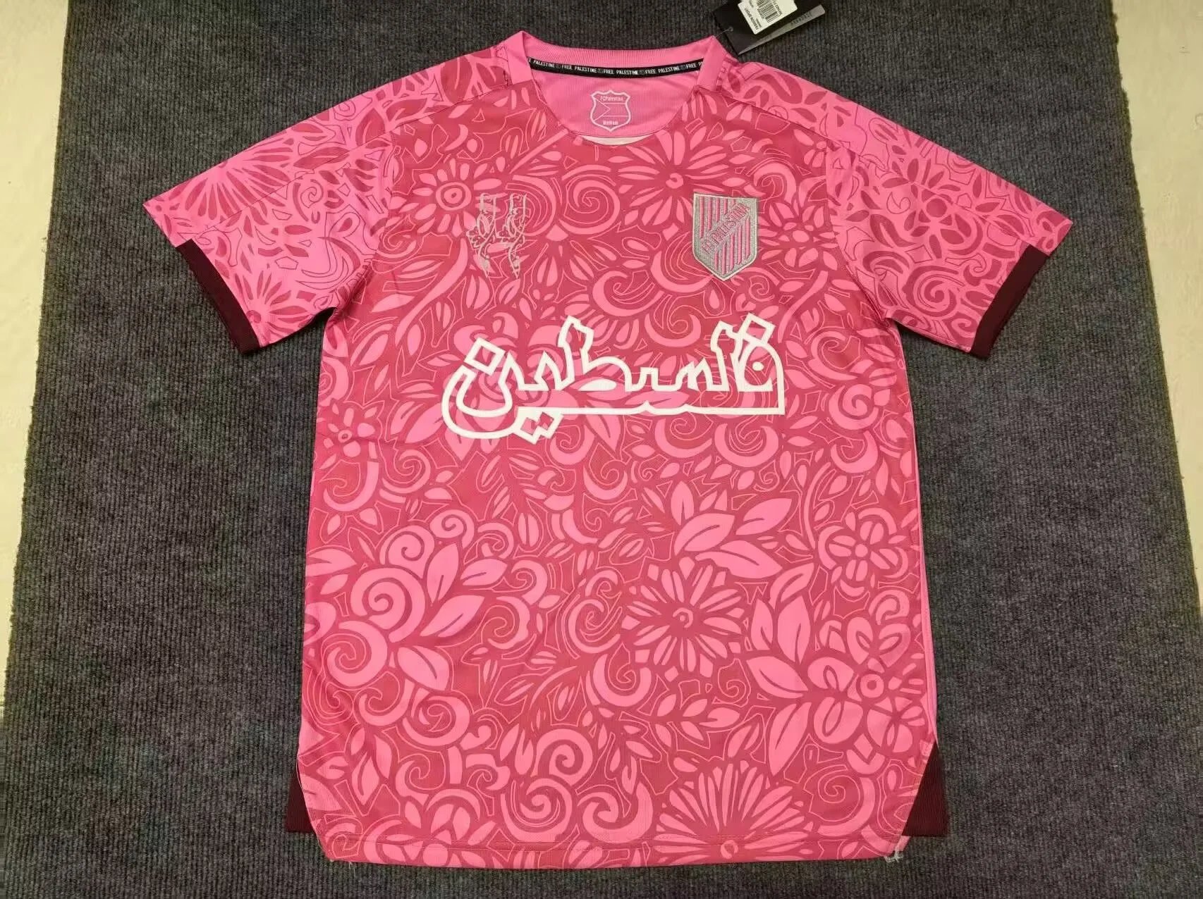 Unbranded Football Jerseys Short-Sleeve Special Edition Jersey — 2425 Palestine Pink Special Edition