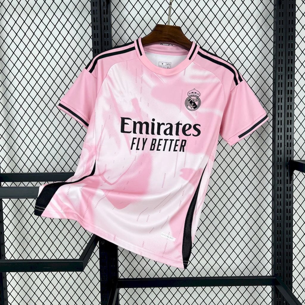 Unbranded Football Jerseys Short-Sleeve Special Edition Jersey — 2425 Real Madrid pink