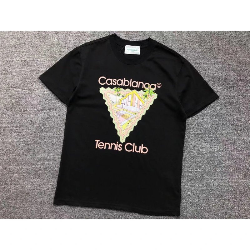 Casablanca T-Shirts Graphic Print — 885 Black