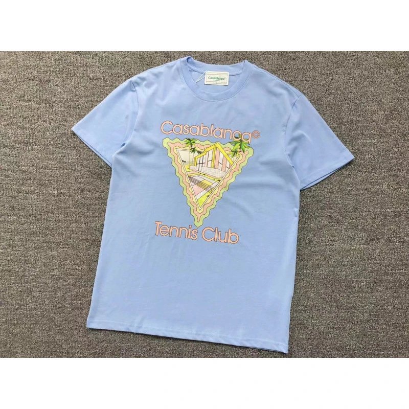 Casablanca T-Shirts Graphic Print — 885 Blue