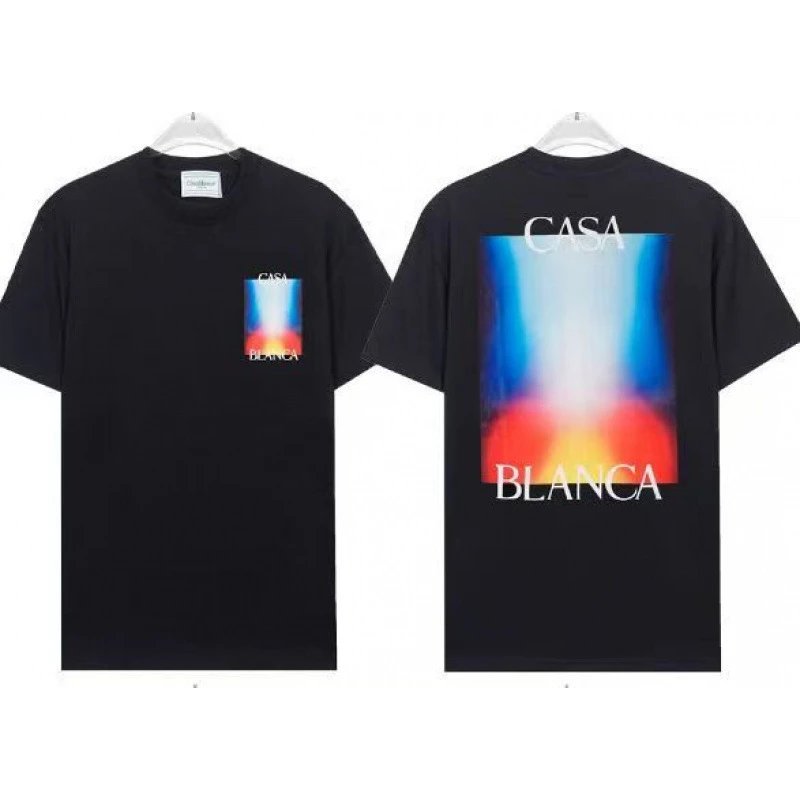 Casablanca T-Shirts Graphic Print — 836 black
