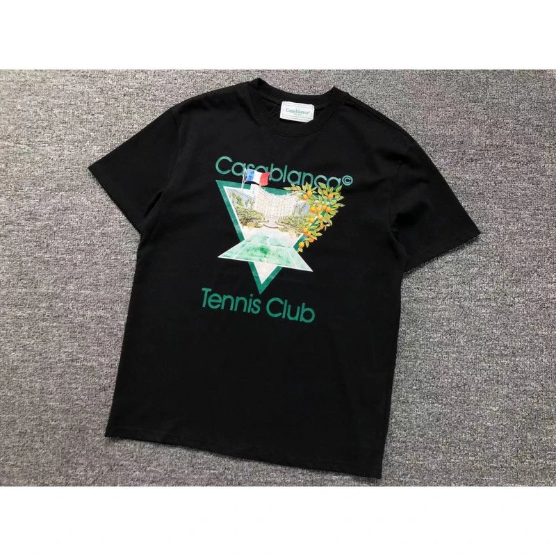 Casablanca T-Shirts Graphic Print — 881 black