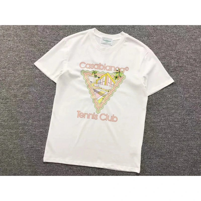 Casablanca T-Shirts Graphic Print — 885 white