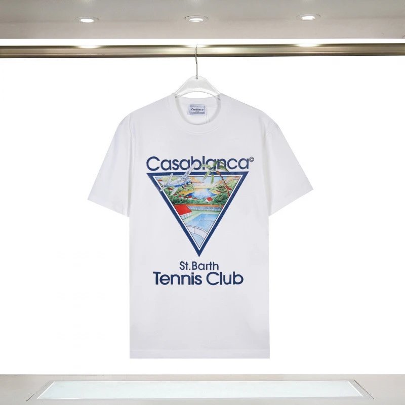 Casablanca T-Shirts Graphic Print — 831 white