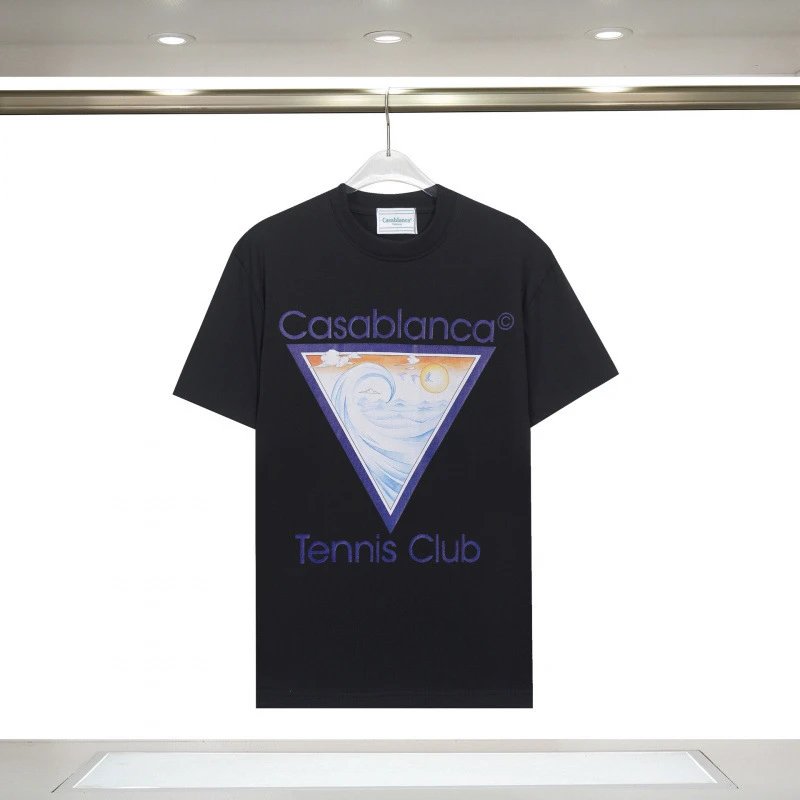 Casablanca T-Shirts Graphic Print — 851 Black