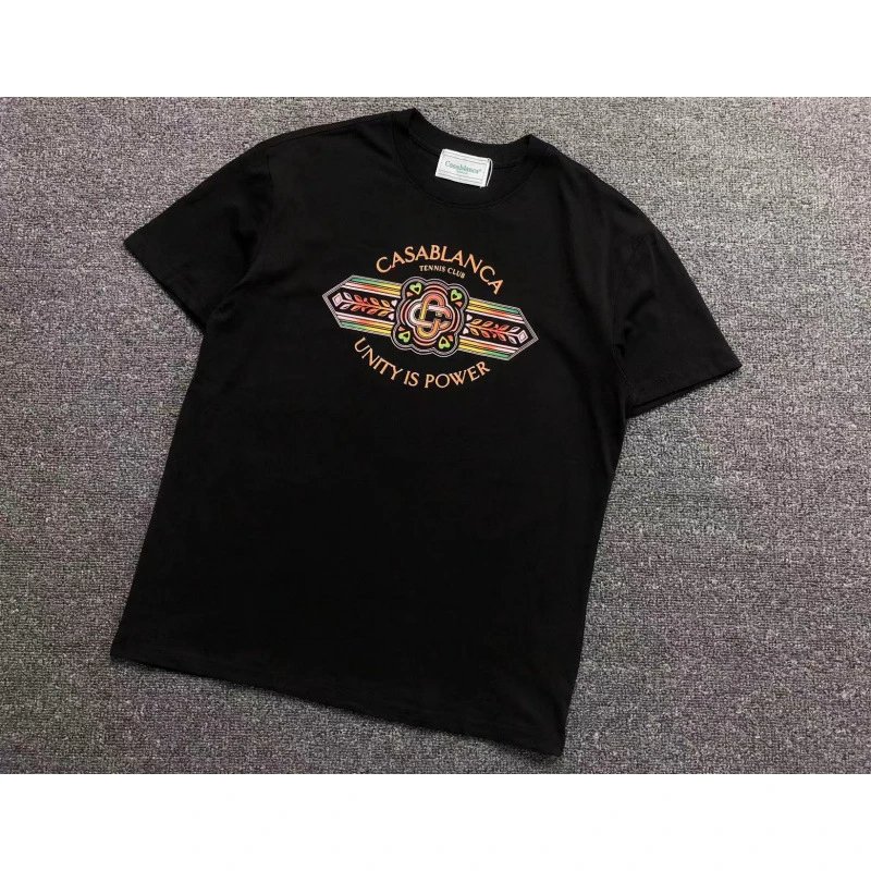 Casablanca T-Shirts Graphic Print — 875 black