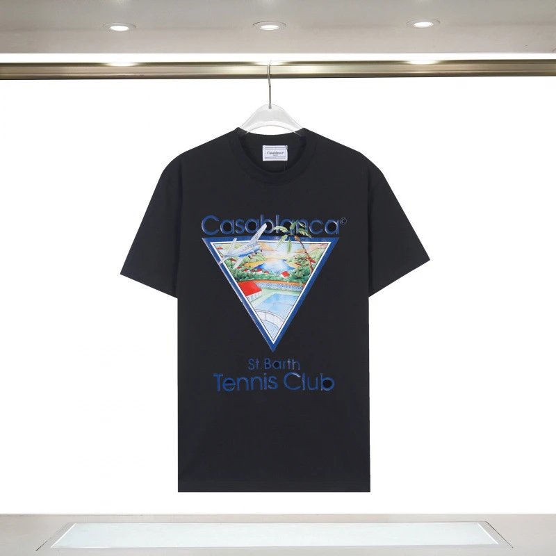 Casablanca T-Shirts Graphic Print — 831 Black